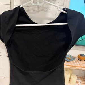 Edikted Black Short Sleeve Top